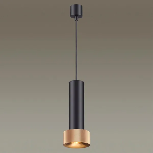 Подвес GU10 5W 220V AFRA черный/золотой B ODEON LIGHT — фото 2