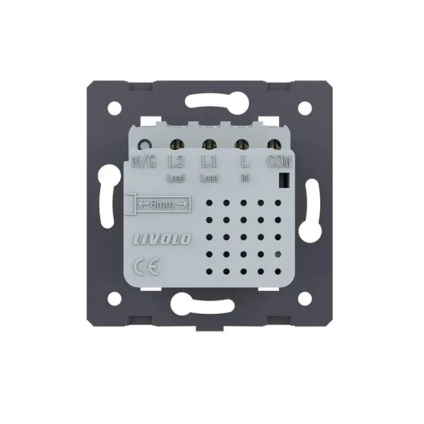 Сенсорный выключатель для штор ZigBee Module, цвет черный (механизм) Livolo — фото 4