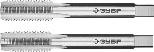 М12x1.5мм, комплект метчиков, сталь Р6М5, машинно-ручные (B) ЗУБР