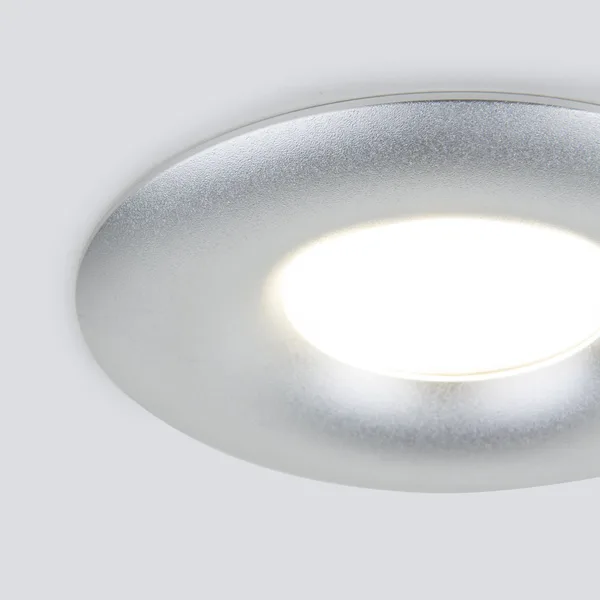 Встраиваемый точечный светильник GU10 серебряный IP20 (a053356) Elektrostandard — фото 3