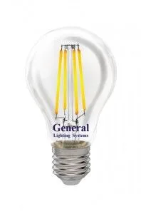 Лампа св/д LOFT A60 димм. 13W Е27 4500К Прозрачный General