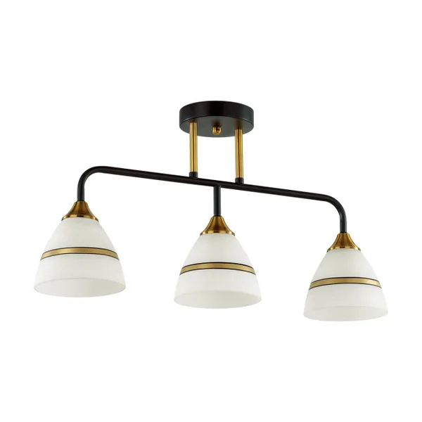 Люстра потолочная E27 3*60W 220V NETTIE черный,бронзовый B LUMION
