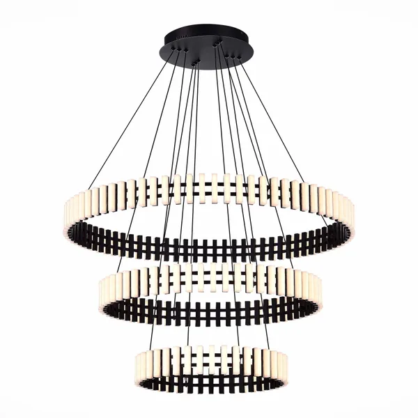 Люстра подвесная Черный/Белый LED 1*105Вт 3000К SL6203.403.105 ST LUCE