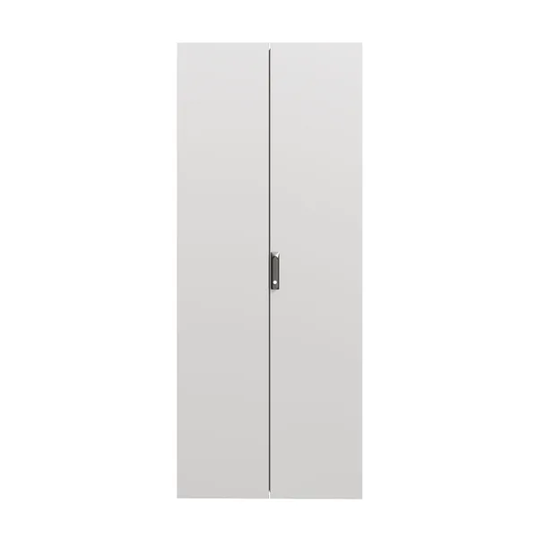 Дверь сплошная двухстворчатая для IT-CQE 1600 x 600 RAL7035 DKC