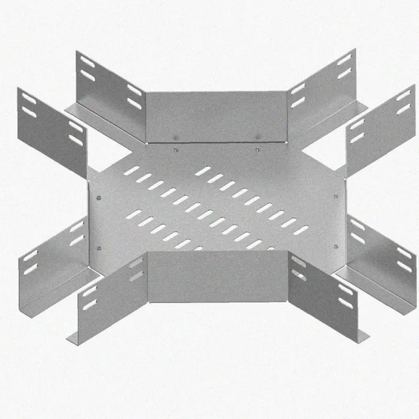 Лоток крестообразный глухой КМГ 100х50 УТ1,5, оцинкованный лист S1,0 Курганский ЗЭМИ — фото 2