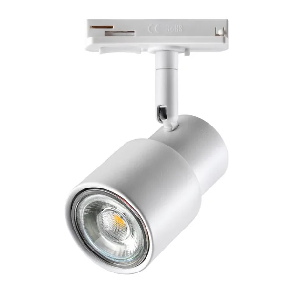 Св-к трековый однофазный двухжильный IP20 GU10 50W 220V MOLO белый NOVOTECH — фото 5
