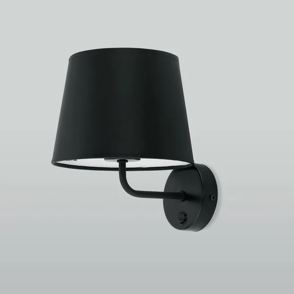 Настенный светильник 1*E27 60Вт черный IP20 Maja (1884 Maja Black) TK Lighting Eurosvet