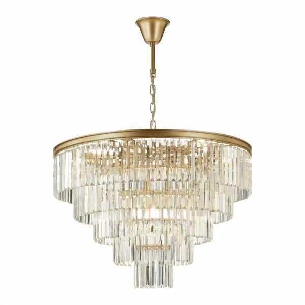 Люстра подвесная шампань/прозрачный E14 15*40Вт SL1624.203.15 ST LUCE