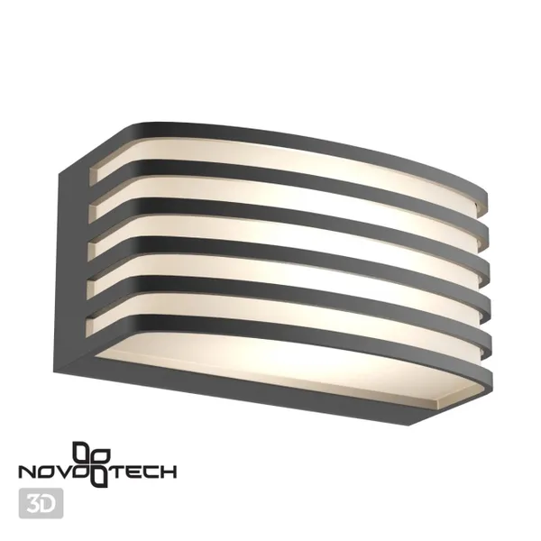 Ландшафтный настенный св-к IP54 220-240V темно-серый NOVOTECH — фото 3