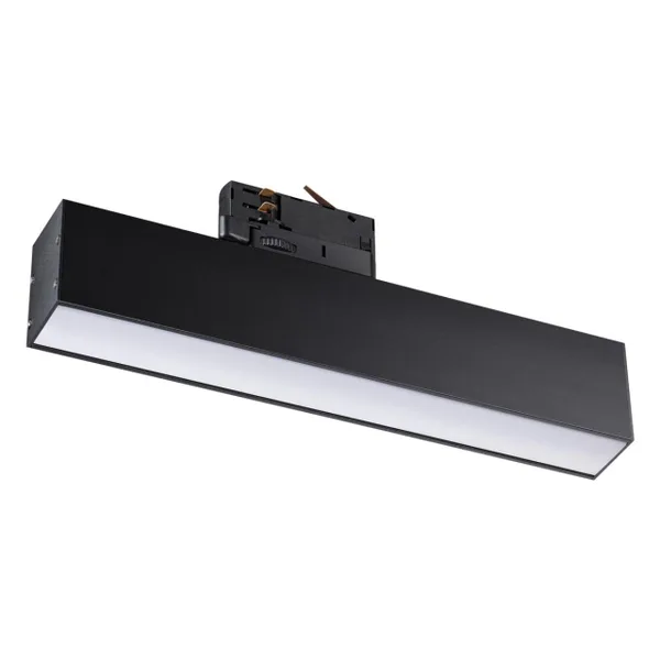 Св-к трехфазный трековый св/д IP20 LED 4000K 18W 220V ITER черный B NOVOTECH — фото 3