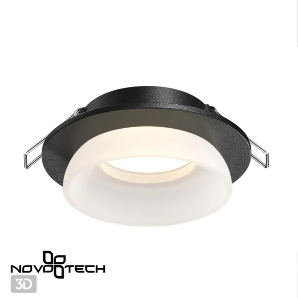 Св-к встр.IP20 GU10 9W 235V LIRIO черный D NOVOTECH — фото 3