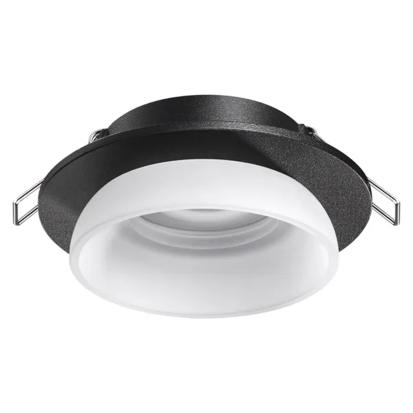Св-к встр.IP20 GU10 9W 235V LIRIO черный D NOVOTECH