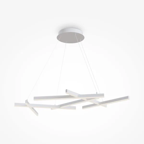 Подвесной светильник 6*LED 80Вт Белый IP20 Line MOD016PL-L80WK Maytoni — фото 3