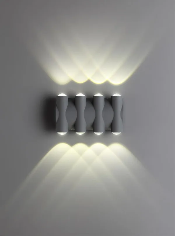 Ландшафтный настенный св-к IP54 LED 4000K 8W 85-265V CALLE темно-серый E NOVOTECH — фото 3