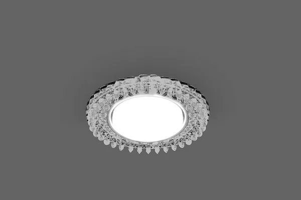 Светильник встраиваемый с белой LED подсветкой Feron CD4027 потолочный GX53 без лампы прозрачный — фото 3