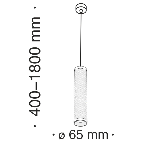 Подвесной светильник 1*GU10 50Вт Белый IP20 Focus Design P038PL-01W Technical Maytoni — фото 2