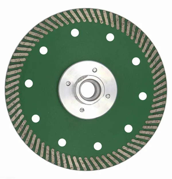 Диск алмазный отрезной ультра 125*м14 Турбо серия Grand hot press Гранит Flange GRF832 Trio-Diamond — фото 4