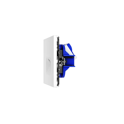 Розетка компьютерная встраиваемая Voltum S70 двойная RJ45+RJ45 КАТ.6, (белый матовый) — фото 14