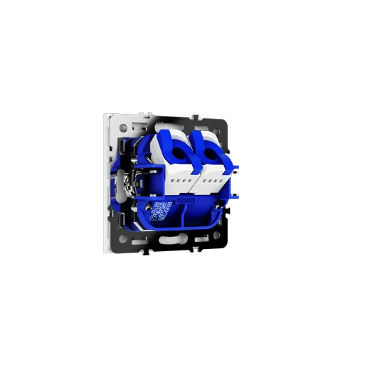 Розетка компьютерная встраиваемая Voltum S70 двойная RJ45+RJ45 КАТ.6, (белый матовый) — фото 8
