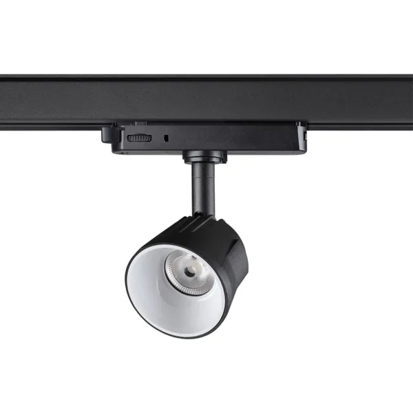 Трехфазный трековый св/д св-к IP20 LED 4000K 10W 100-265V черный/белый KNOF NOVOTECH