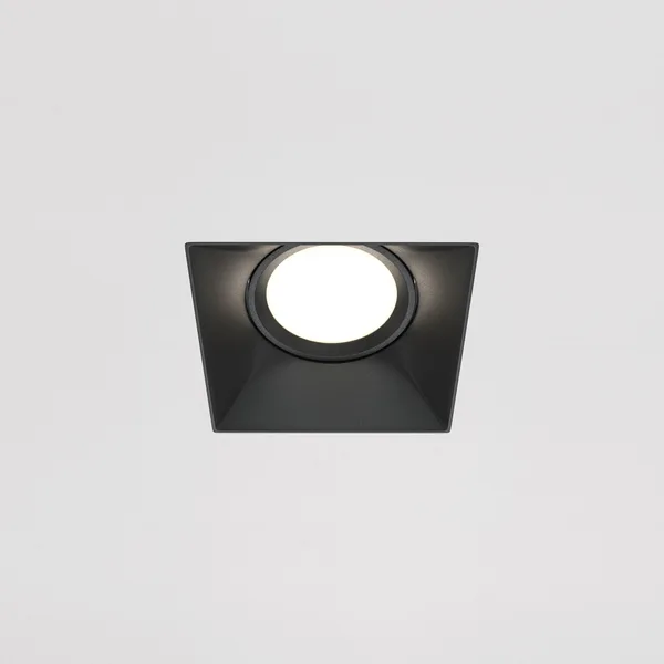 Встраиваемый светильник 1*GU10 50Вт Черный IP20 Downlight DL042-01-SQ-B Technical Maytoni — фото 4