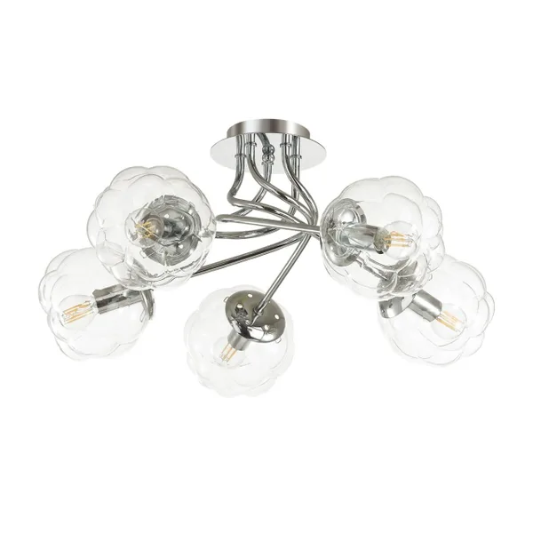 Люстра потолочная E14 5*40W 220V BREANA хром LUMION