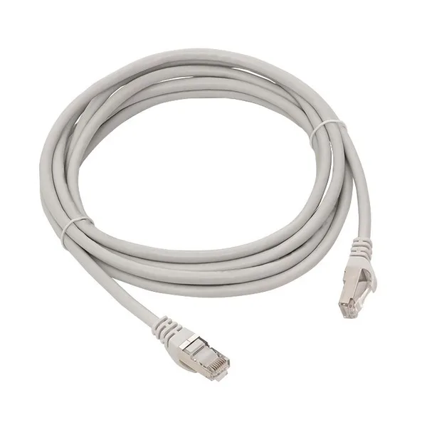 Патч-корд TERACOM PRO Cat,6 экранированный FTP оболочка LSZH серый (3,0м) EKF