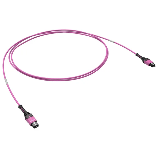 Оптическая соединительная сборка 12ОВ 50/125 OM4, 1xMTP PRO(12)/1xMTP PRO(12), 30м DKC