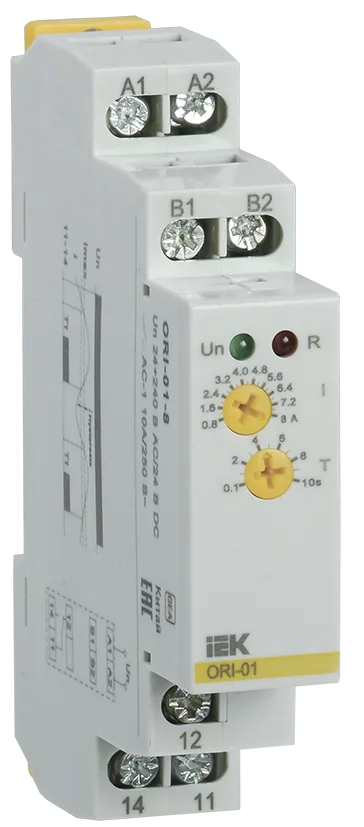 Реле контроля тока ORI 0,8-8А 24-240В AC/24В DC IEK