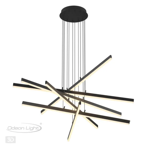 Подвесной св-к LED 4000K 96W 220V RUDY черный/металл ODEON LIGHT — фото 5