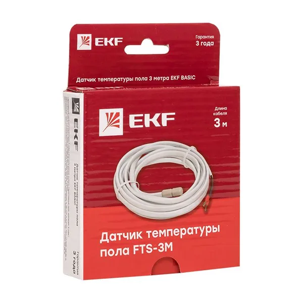 Датчик температуры пола 3 метра Basic EKF — фото 2