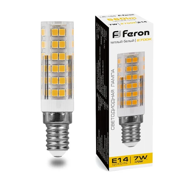 Лампа светодиодная Feron LB-433 E14 7W 2700K — фото 2