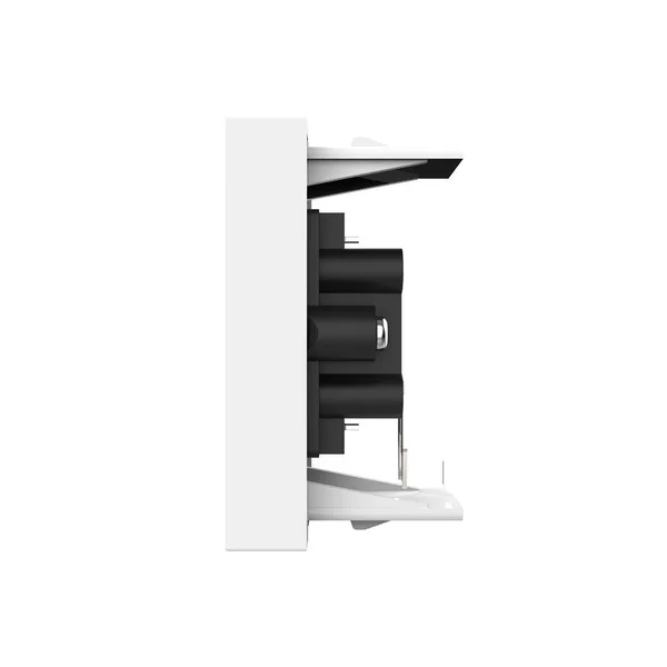 Розетка мультимедийная AUDIO RCA белая (механизм) Livolo — фото 4