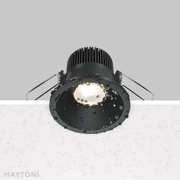 Встраиваемый светильник LED 6Вт Черный IP65 Downlight DL034-01-06W3K-B Technical Maytoni — фото 4