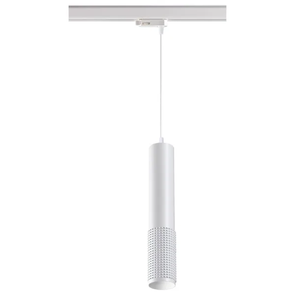 Трехфазный трековый св/д cветильник,провод 1м IP20 LED 4000K 12W 220V белый MAIS LED NOVOTECH