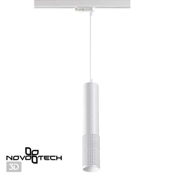 Трехфазный трековый св/д cветильник,провод 1м IP20 LED 4000K 12W 220V белый MAIS LED NOVOTECH — фото 3