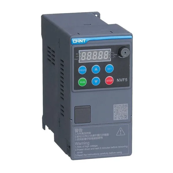 Преобразователь частоты NVF5-0.4/TD2-B, 0.4кВт, 220В 1Ф общий тип CHINT
