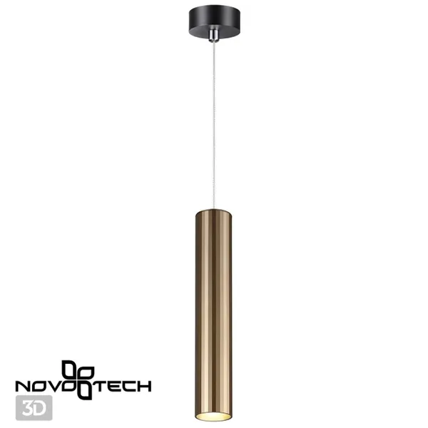 Св-к св/д накл.,провод 2м IP20 LED 4000K 20W 220V бронза светлая/черный ALBA NOVOTECH — фото 3