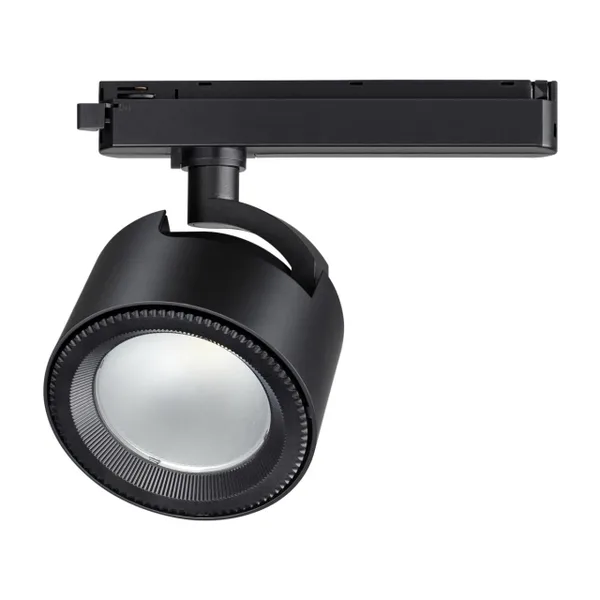 Св-к трековый однофазный IP20 LED 4000K 20W 220-240V PIRUM черный NOVOTECH