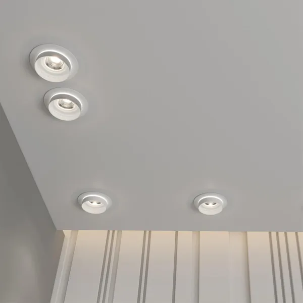 Св-к встр.влагозащ.IP44 GU10 9W 220V WATER белый NOVOTECH — фото 2