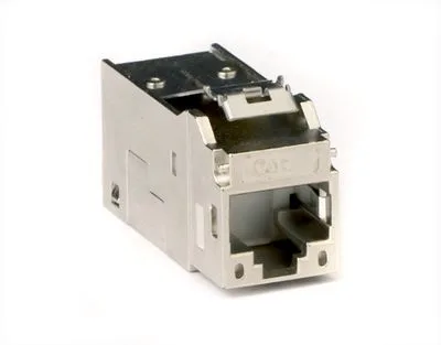 Модуль Keystone RJ45 CAT5E экранированный, серебристый (форм-фактор МС) DKC