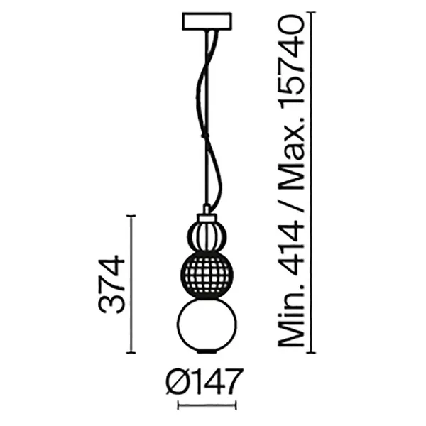 Подвесной светильник LED 16Вт Золото IP20 Collar P069PL-L16G3K Maytoni — фото 3