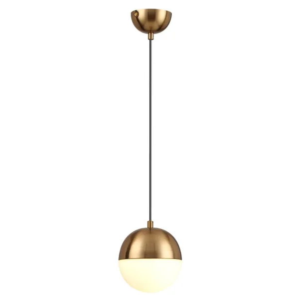 Подвес E27 1*40W PINGA античн.бронза/металл/белый/стекло ODEON LIGHT — фото 4