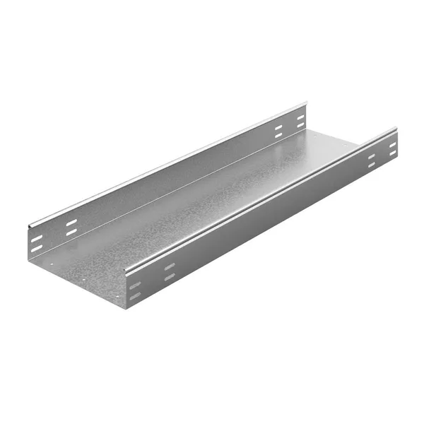 Универсальный лоток неперфорированный 150х80х3000, толщ. 1,0 мм, Сендзимир цинк Ostec