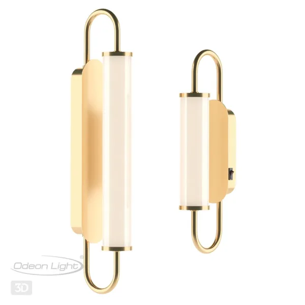 Настенный св-к выкл на базе LED 10W 800Лм 3000К PONTE бел/зол ODEON LIGHT — фото 4
