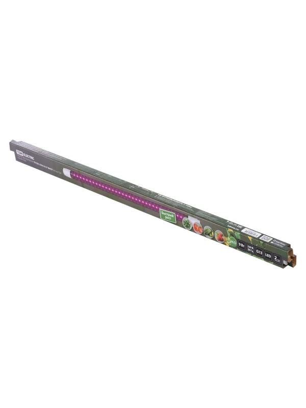 Лампа светодиодная T8-9 Вт-230 В-G13 "ФИТО" 600 мм TDM — фото 8
