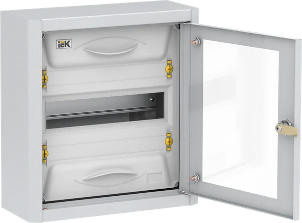 Корпус металлический ЩРн-12 прозрачная дверь IP31 УХЛ3 IEK