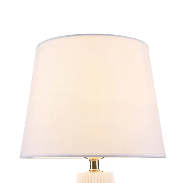 Настольная лампа 1*E27 60Вт Белый IP20 Calvin Table Z181-TL-01-W Maytoni — фото 2
