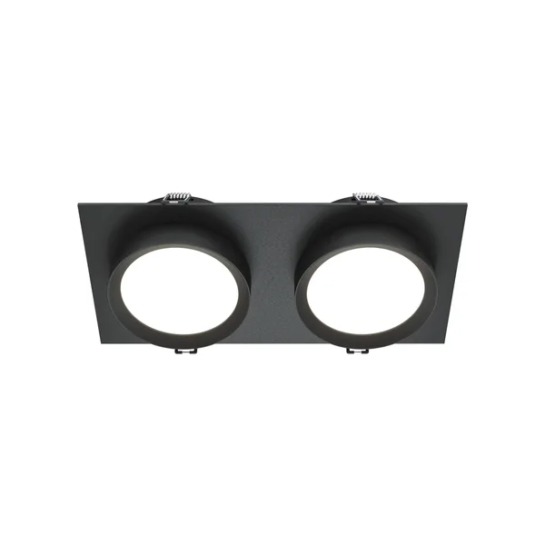 Встраиваемый светильник 2*GX53 15Вт Черный IP20 Downlight DL086-02-GX53-SQ-B Technical Maytoni