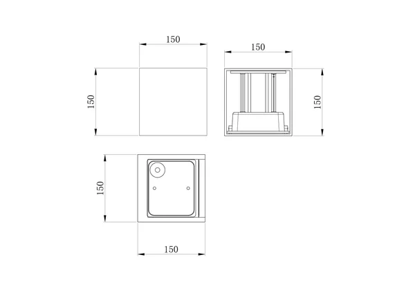 Архитектурная подсветка 20Вт 3000К Серый IP54 Fulton O572WL-L20GR3K Outdoor Maytoni — фото 4